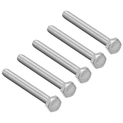 Grey Stainless Steel 304 Long Bolt Metric Thread, Packaging Type: Box img