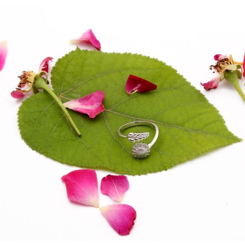 Silver Italian Adjustable Ring