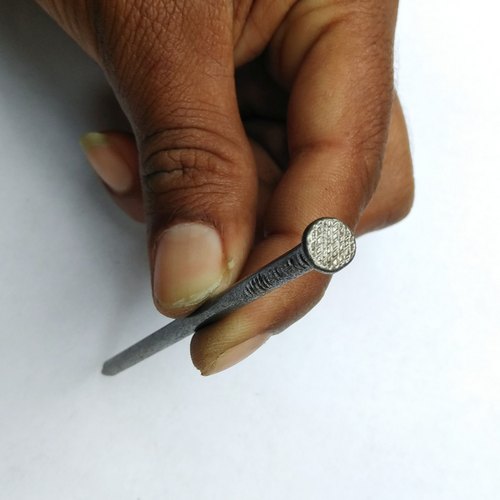 Mild Steel 4 Inch HB Wire Nail- 8swg, Head Diameter: 8 Mm, Packaging Size: 25