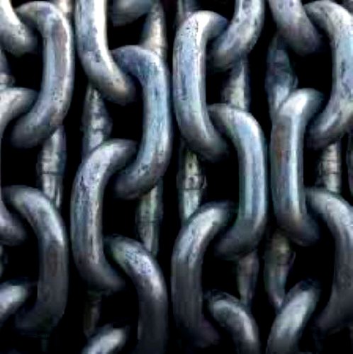 Black ALLOY STEEL CHAINS GRADE 80 28MMX84MM