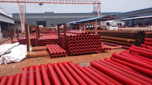 ST-52 Seamless 3m Concrete Pump Pipeline for Concrete Pump, Thickness: 4.5mm