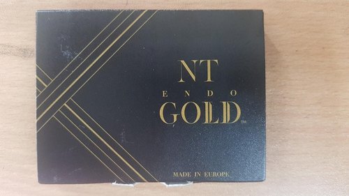 Nickel Titanium Surface Cleaning Dental Rotary Files NT Gold, For Clinical