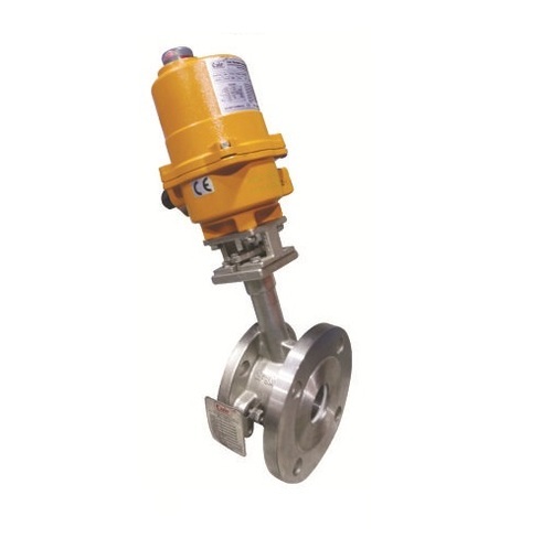 Ms Electrical Actuator Flush Bottom Ball Valve, Model: MFBBV, Size: 25 Mm