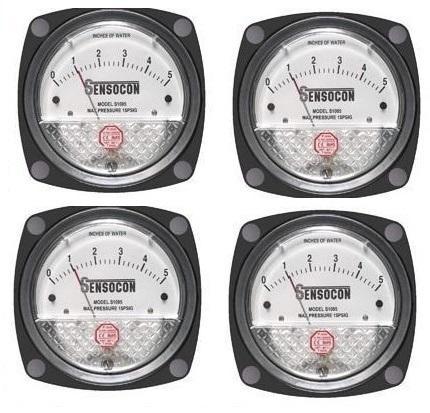 Front Mount Differential Pressure Gauge
