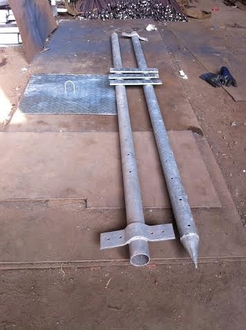 Round Hot Dip Galvanized Pipe Electrode for Industrial