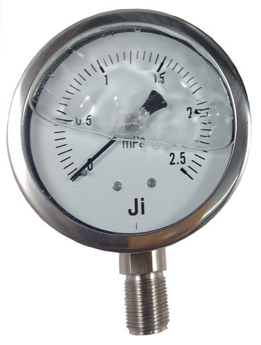 New Silver Bourdon Pressure Gauges