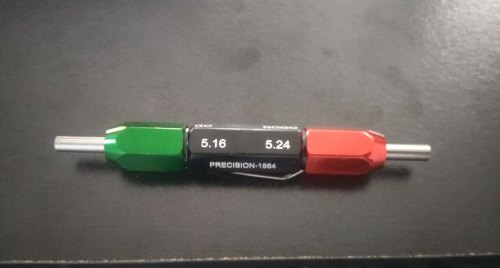 Precision Ohns Steel Reversible Plain Plug Gauge, For Industrial, Measuring Range: 0.5 mm To 40 mm