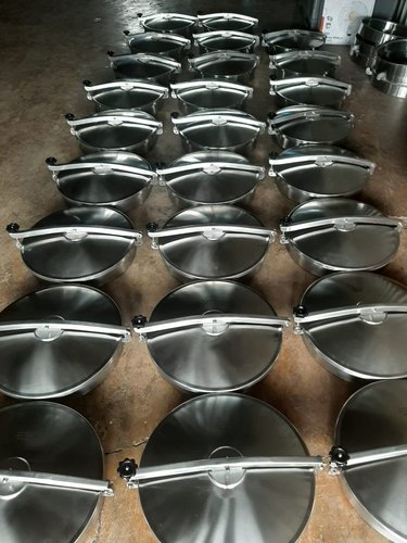 Round S S Light Weight Manhole, For Universal
