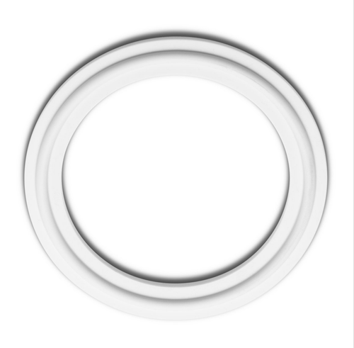 White Silicone Tri Clover Gasket, For Industrial, Thickness: 4mm