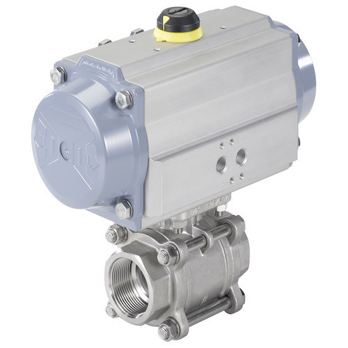 Shah SS Ball Valves with Pneumatic Rotary Actuator, Packaging Type: Carton