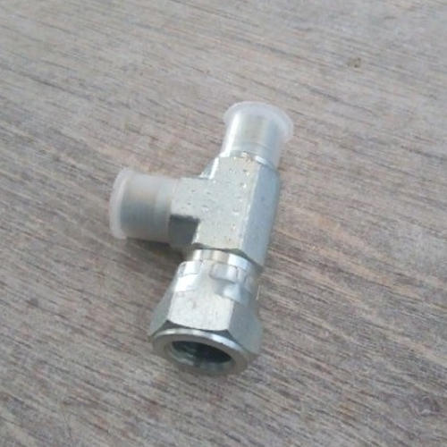 Polished Mild Steel Hydraulic Tee Thread Connectors